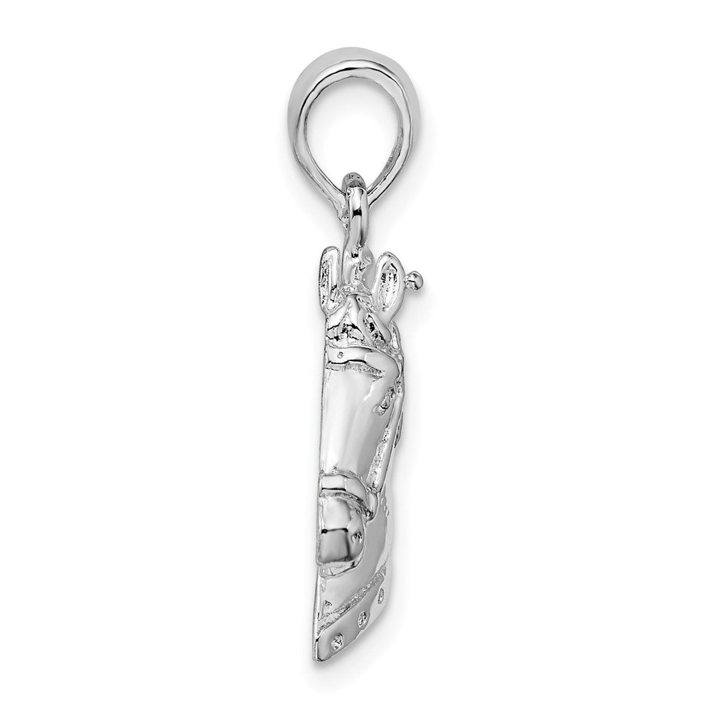 FJC Finejewelers 925 Sterling Silver Rhodium Plated Polished Horse Head Charm 20 mm
