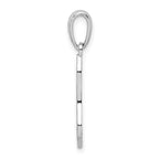 FJC Finejewelers 925 Sterling Silver Rhodium Plated Enameled HO HO HO Stocking Charm 9 mm