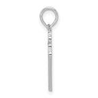 FJC Finejewelers 925 Sterling Silver Rhodium Plated Enameled Cards Royal Flush Charm 18 mm