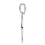 FJC Finejewelers 925 Sterling Silver Rhodium Plated Enamel Traverse City MI with Cherry Charm 26 x 18 mm