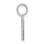 FJC Finejewelers 925 Sterling Silver Rhodium Plated Polished Enameled Dive Flag Charm 15 x 15 mm