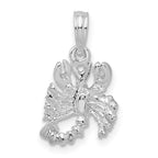 FJC Finejewelers 925 Sterling Silver Rhodium Plated Polished 3D Scorpio Zodiac Charm