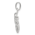 FJC Finejewelers 925 Sterling Silver Heart Believe in Yourself Charm 21 x 16 mm