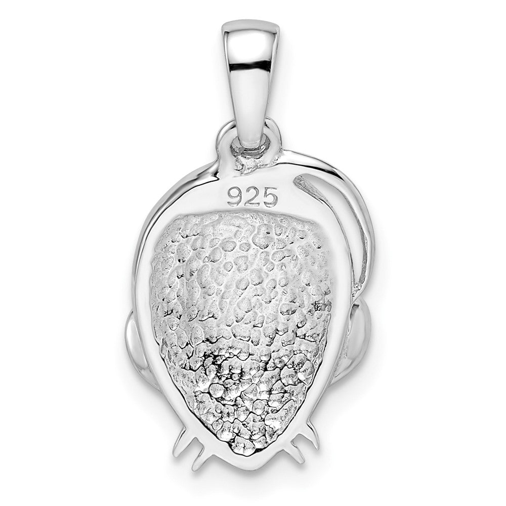 FJC Finejewelers 925 Sterling Silver Rhodium Plated Preciosa Crystal Mouse Charm 23 x 11 mm