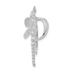 FJC Finejewelers 925 Sterling Silver Polished Dragonfly with Filigree Wings Slide 30 x 57 mm