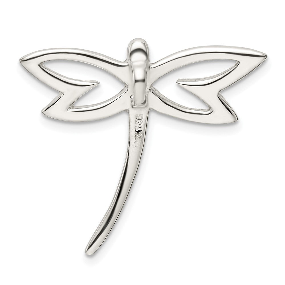 FJC Finejewelers 925 Sterling Silver Polished Dragonfly Chain Slide 25 x 28 mm