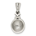FJC Finejewelers 925 Sterling Silver Antiqued Marcasite Enameled Ladybug Charm 25 x 11 mm