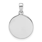 FJC Finejewelers 925 Sterling Silver Rhodium Plated Oxidized Circle Tree Charm 22 x 14 mm