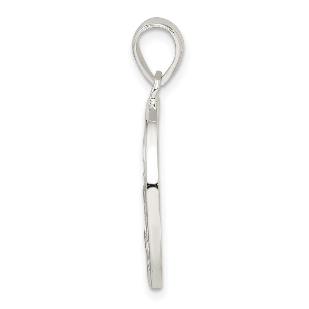FJC Finejewelers 925 Sterling Silver Hummingbird Charm 29 x 19 mm