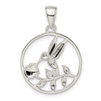 FJC Finejewelers 925 Sterling Silver Hummingbird Charm 29 x 19 mm