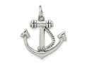 FJC Finejewelers 925 Sterling Silver Polished Anchor Charm 25 x 21 mm