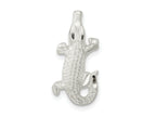 FJC Finejewelers 925 Sterling Silver Satin and Polished Bright Cut Alligator Chain Slide 21 x 10 mm