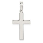 FJC Finejewelers 925 Sterling Silver Polished and Satin Latin Cross Charm 29 x 13 mm