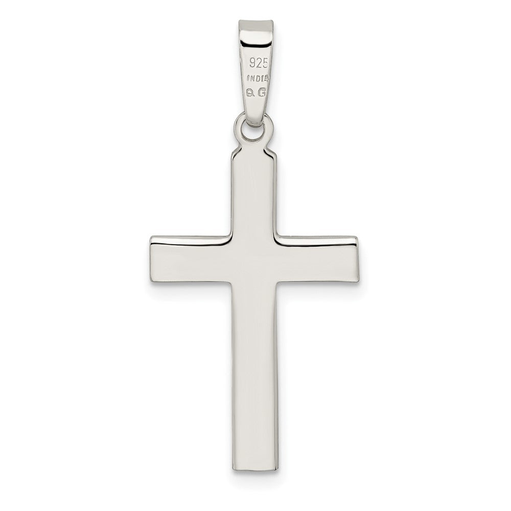 FJC Finejewelers 925 Sterling Silver Polished and Satin Latin Cross Charm 29 x 13 mm