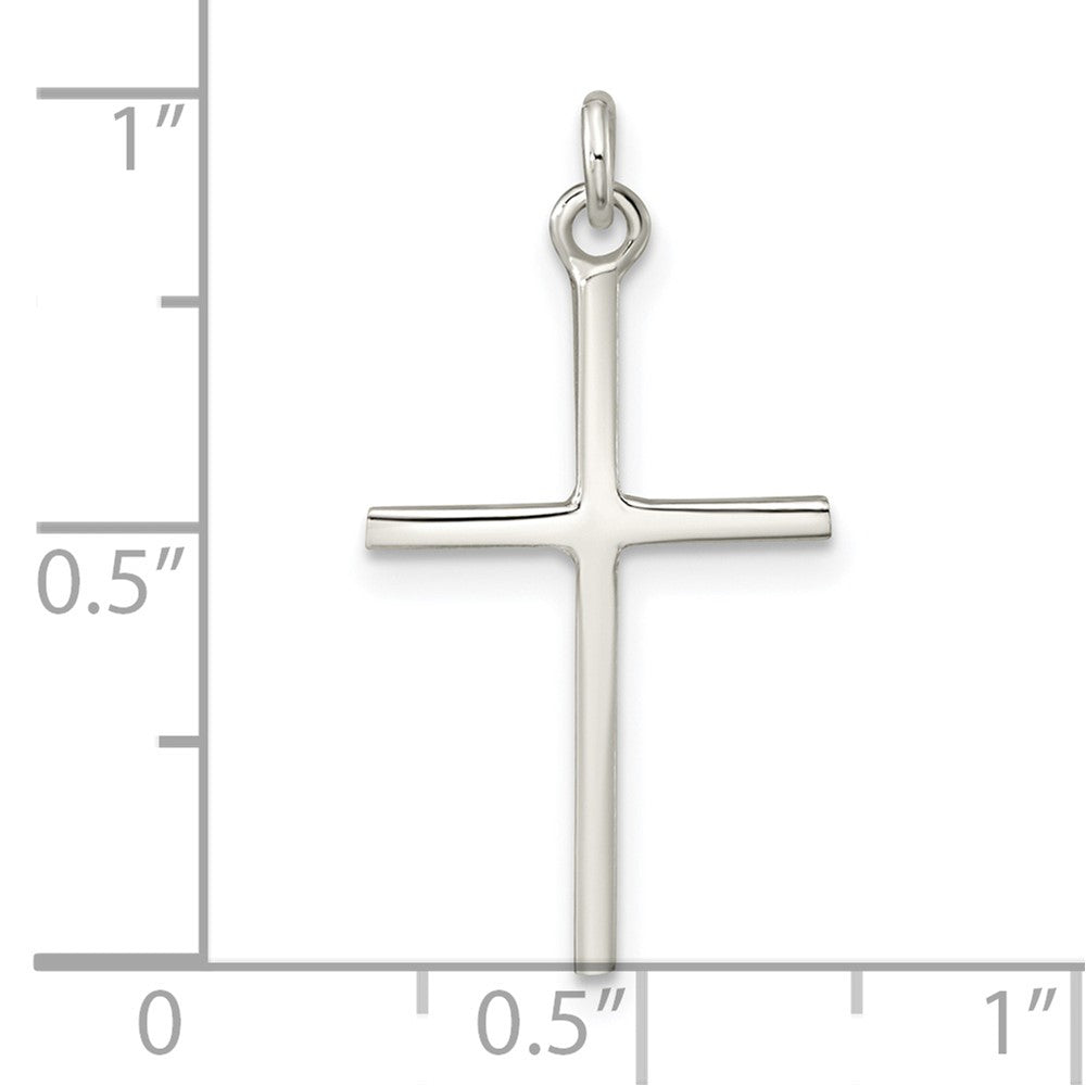 FJC Finejewelers 925 Sterling Silver Polished Cross Charm 23 x 13 mm