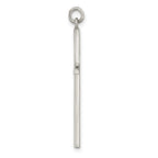 FJC Finejewelers 925 Sterling Silver Polished Cross Charm 33 x 18 mm
