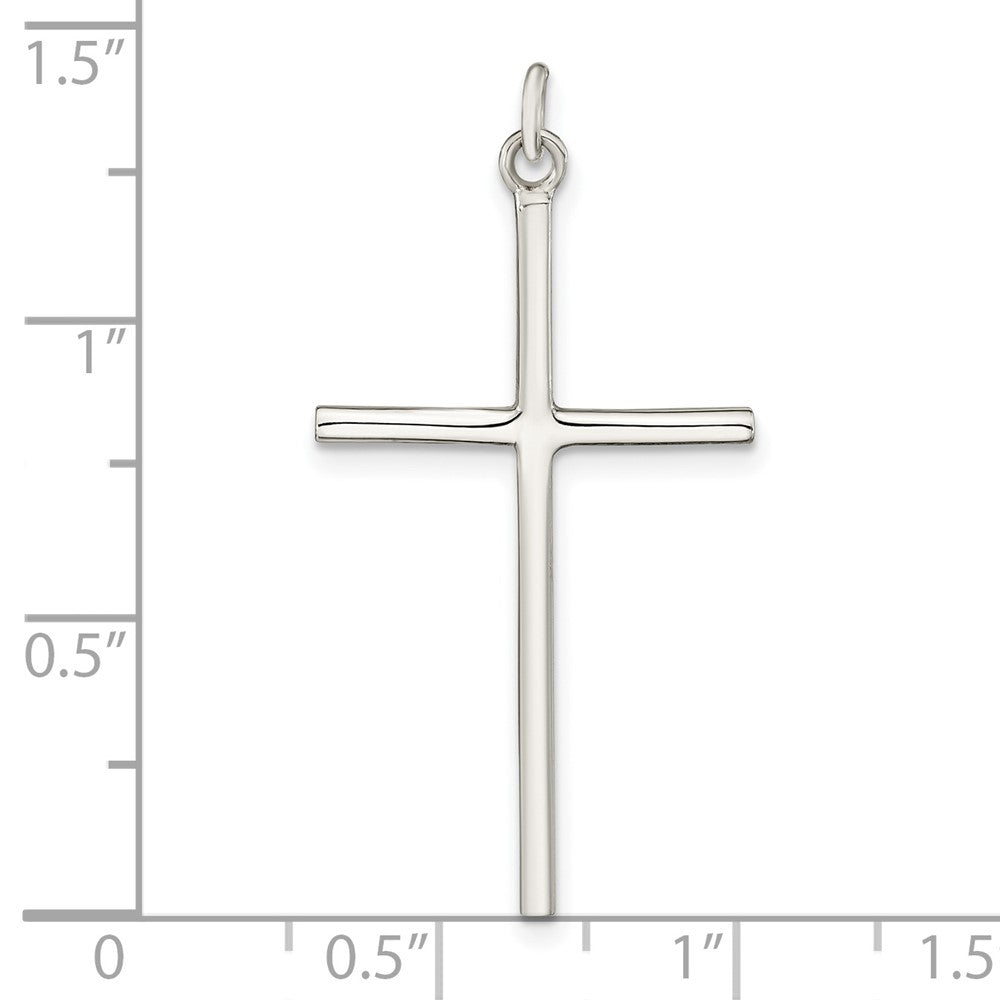 FJC Finejewelers 925 Sterling Silver Polished Cross Charm 33 x 18 mm