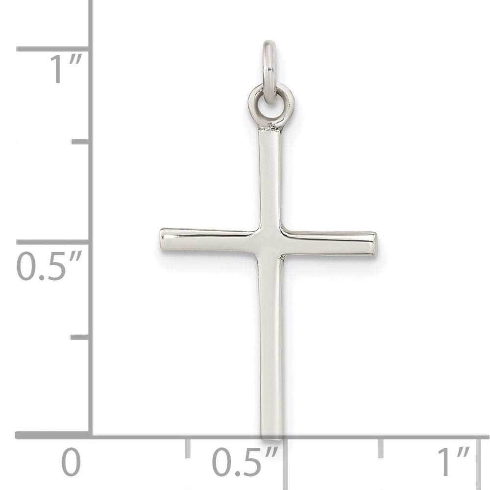 FJC Finejewelers 925 Sterling Silver Polished Cross Charm 23 x 14 mm