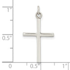 FJC Finejewelers 925 Sterling Silver Polished Cross Charm 23 x 14 mm