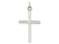 FJC Finejewelers 925 Sterling Silver Polished Cross Charm 23 x 14 mm