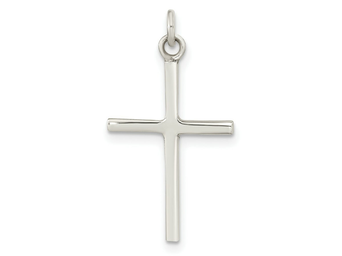 FJC Finejewelers 925 Sterling Silver Polished Cross Charm 23 x 14 mm