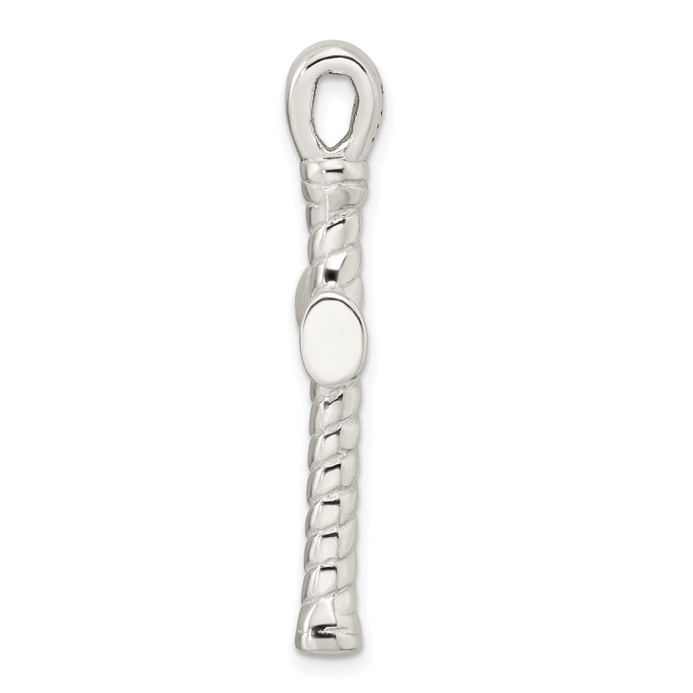 FJC Finejewelers 925 Sterling Silver Polished Twisted Hollow Large Latin Cross Charm 37 x 19 mm
