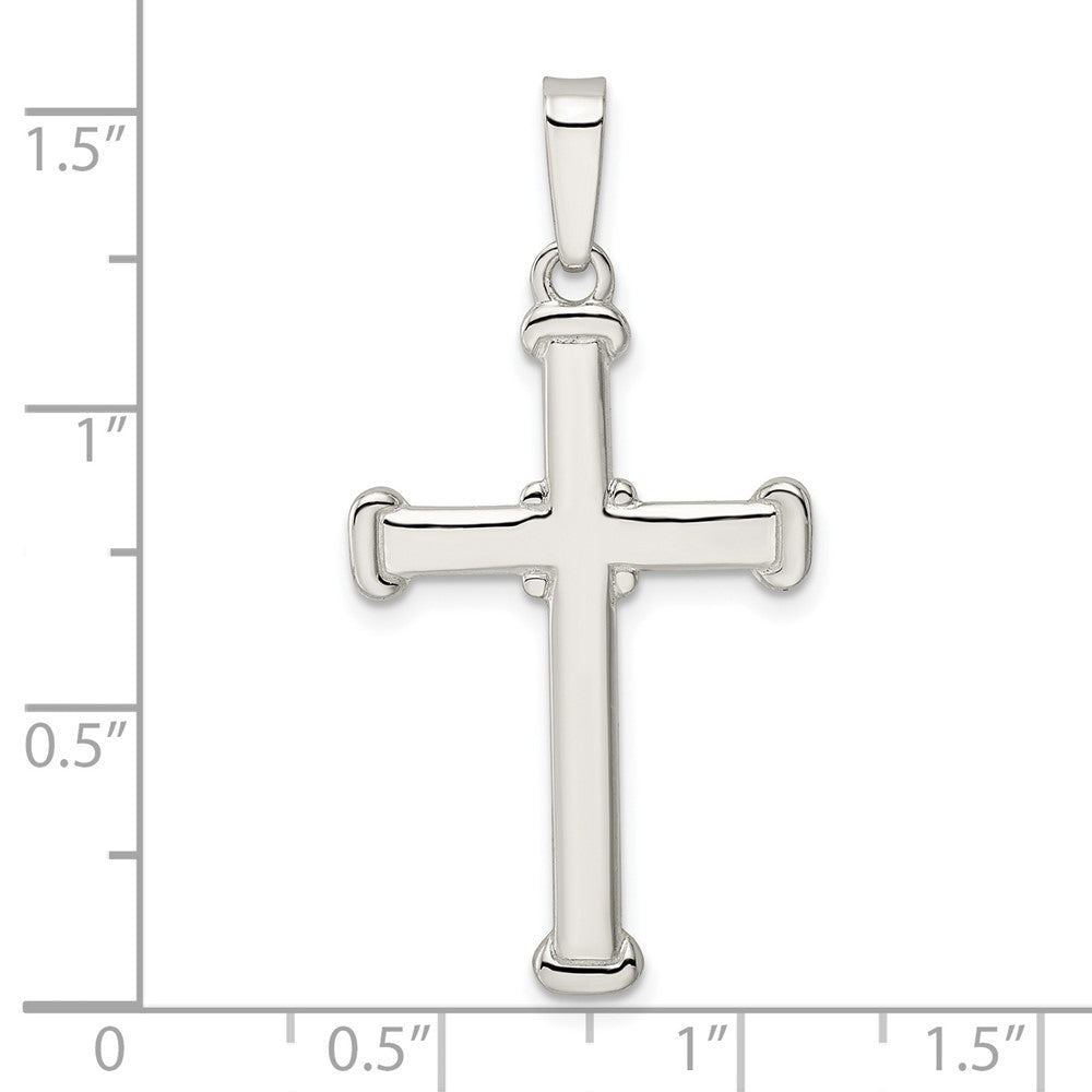 FJC Finejewelers 925 Sterling Silver Polished Cross Charm 39 x 20 mm