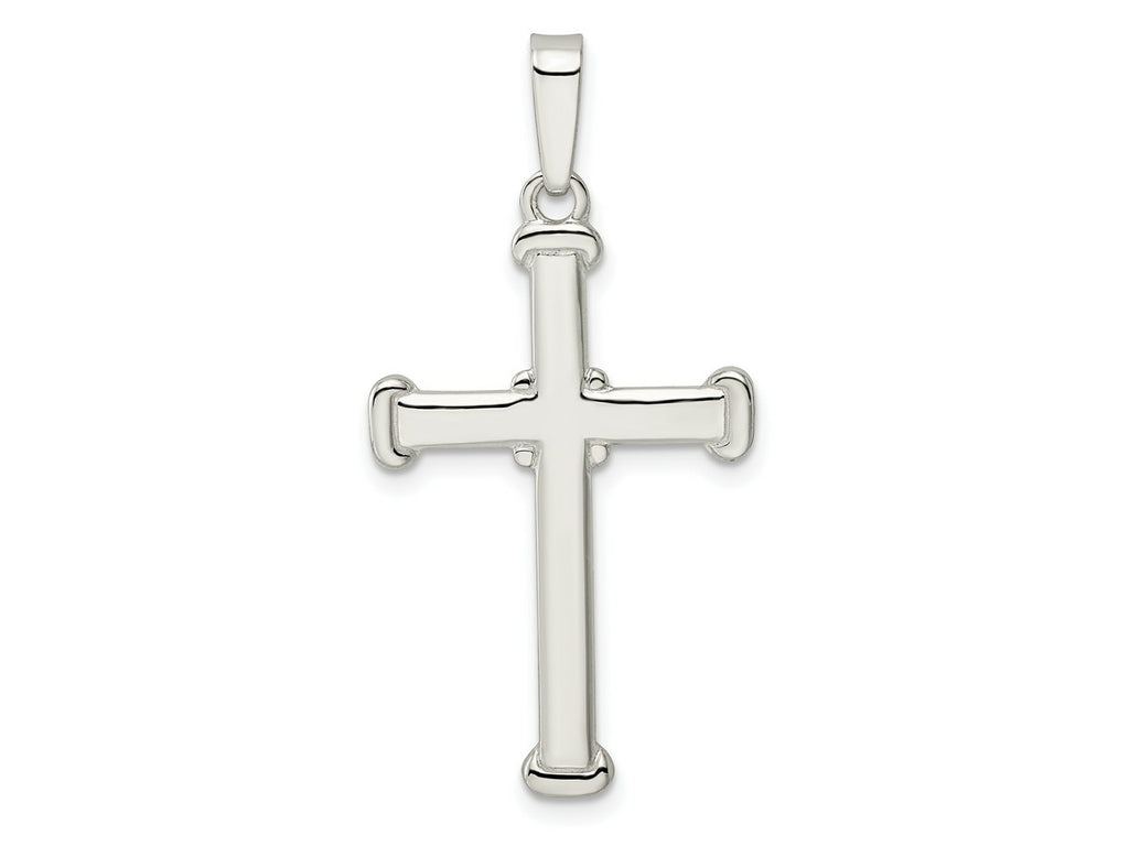 FJC Finejewelers 925 Sterling Silver Polished Cross Charm 39 x 20 mm