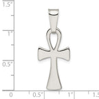 FJC Finejewelers 925 Sterling Silver Polished Ankh Cross Charm 36 x 13 mm