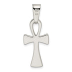 FJC Finejewelers 925 Sterling Silver Polished Ankh Cross Charm 36 x 13 mm
