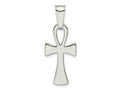 FJC Finejewelers 925 Sterling Silver Polished Ankh Cross Charm 36 x 13 mm