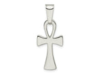 FJC Finejewelers 925 Sterling Silver Polished Ankh Cross Charm 36 x 13 mm
