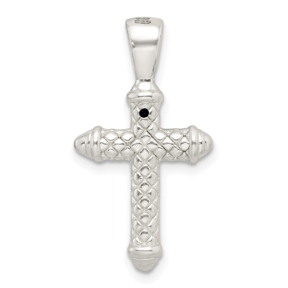 FJC Finejewelers 925 Sterling Silver Polished Cross Charm 27 x 15 mm