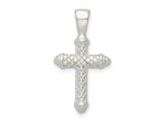 FJC Finejewelers 925 Sterling Silver Polished Cross Charm 27 x 15 mm