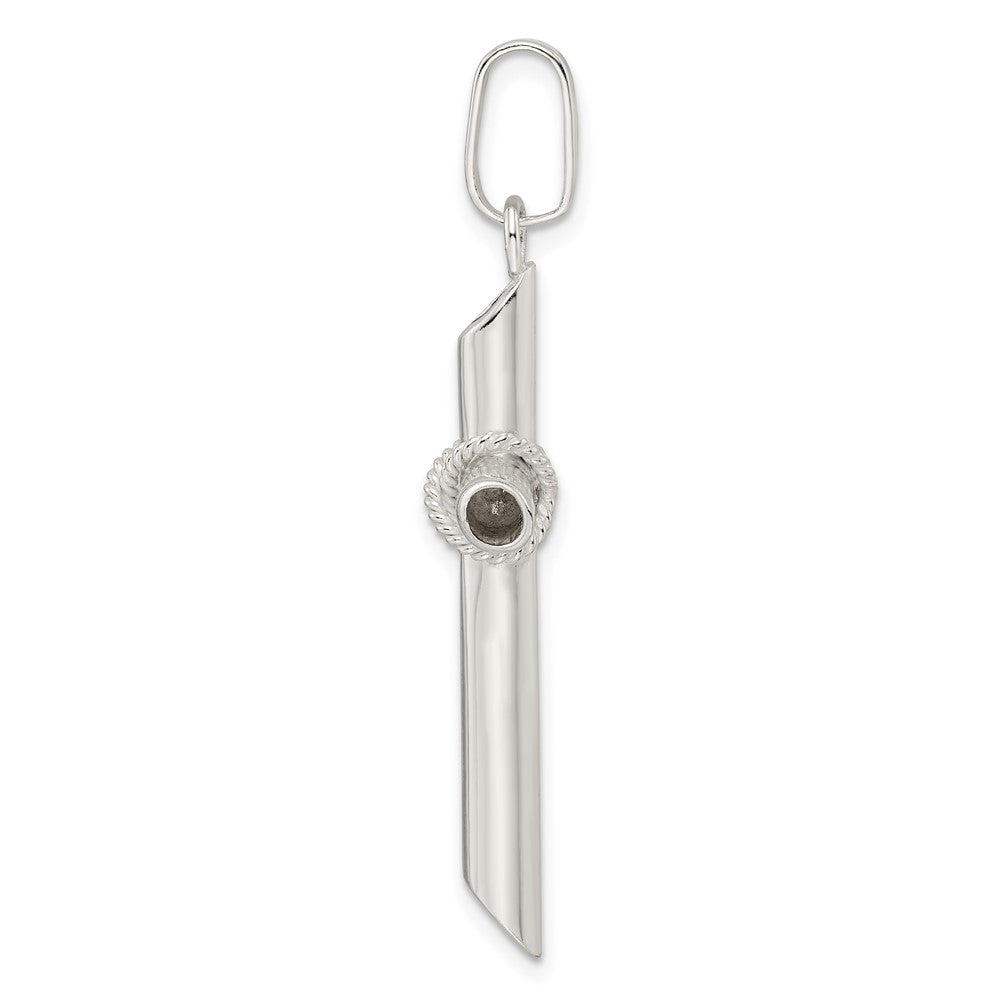 FJC Finejewelers 925 Sterling Silver Polished X Center Hollow Tube Cross Charm 48 x 22 mm