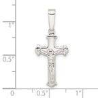 FJC Finejewelers 925 Sterling Silver Polished Crucifix Charm 30 x 13 mm