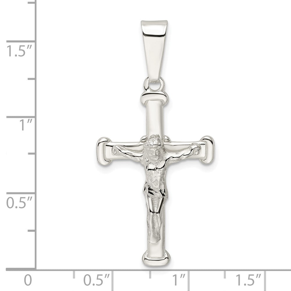 FJC Finejewelers 925 Sterling Silver Polished Crucifix Charm 41 x 20 mm