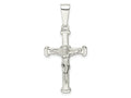 FJC Finejewelers 925 Sterling Silver Polished Crucifix Charm 41 x 20 mm