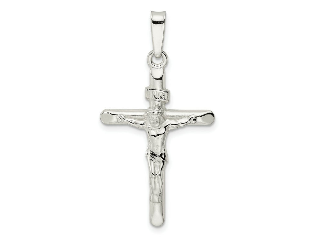 FJC Finejewelers 925 Sterling Silver Polished Crucifix Charm 38 x 21 mm