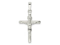 FJC Finejewelers 925 Sterling Silver Polished Crucifix Charm 38 x 21 mm