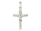 FJC Finejewelers 925 Sterling Silver Polished Crucifix Charm 38 x 21 mm