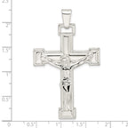 FJC Finejewelers 925 Sterling Silver Polished Crucifix Charm 57 x 34 mm
