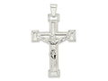 FJC Finejewelers 925 Sterling Silver Polished Crucifix Charm 57 x 34 mm