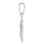 FJC Finejewelers 925 Sterling Silver Polished Crucifix Charm 27 x 14 mm