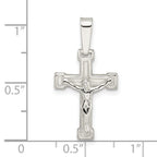FJC Finejewelers 925 Sterling Silver Polished Crucifix Charm 27 x 14 mm