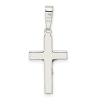 FJC Finejewelers 925 Sterling Silver Polished Crucifix Charm 30 x 13 mm