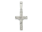 FJC Finejewelers 925 Sterling Silver Polished Crucifix Charm 30 x 13 mm