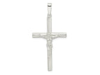 FJC Finejewelers 925 Sterling Silver Polished Large Hollow Crucifix Charm 46 x 23 mm