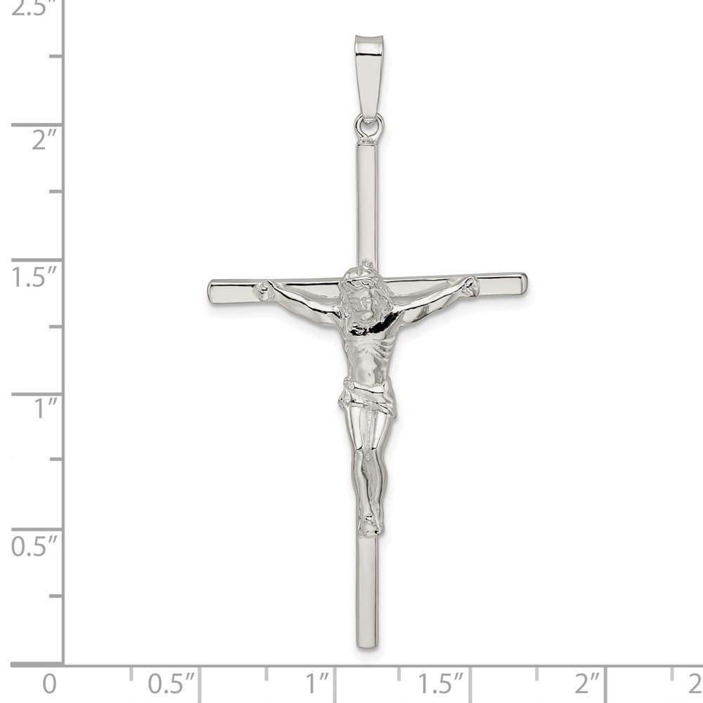 FJC Finejewelers 925 Sterling Silver Polished Large Hollow Crucifix Charm 58 x 30 mm