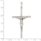 FJC Finejewelers 925 Sterling Silver Polished Large Hollow Crucifix Charm 58 x 30 mm
